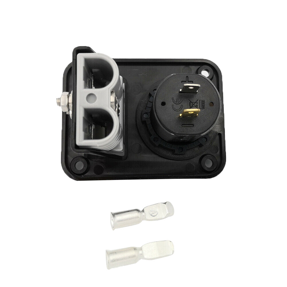 50A Dual USB Socket Flush Mount Recessed Plate Suitable For QC 3.0 / 3.1A Ports