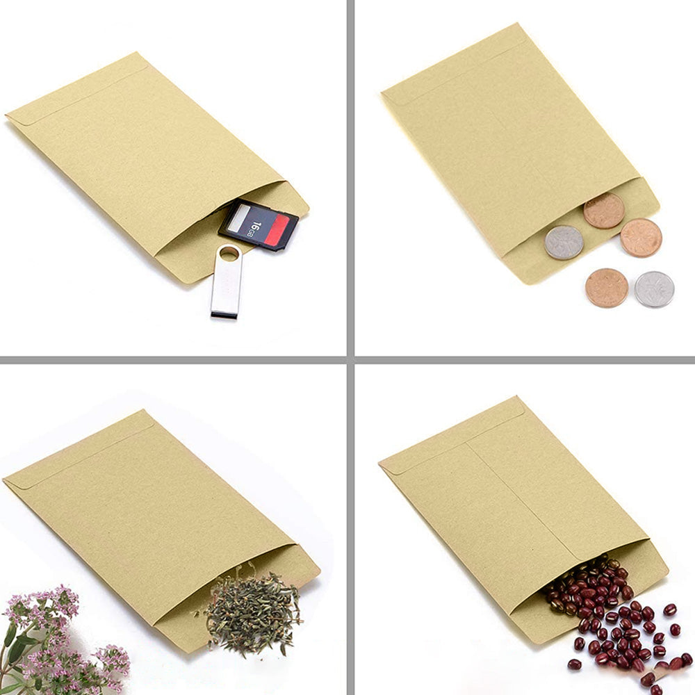 {{ Kraft Paper Seed Packets Garden Home Storage Bags Mini Envelopes 6x11cm }} - Buy Car Parts Online at {{ Kaka Auto Parts }}.