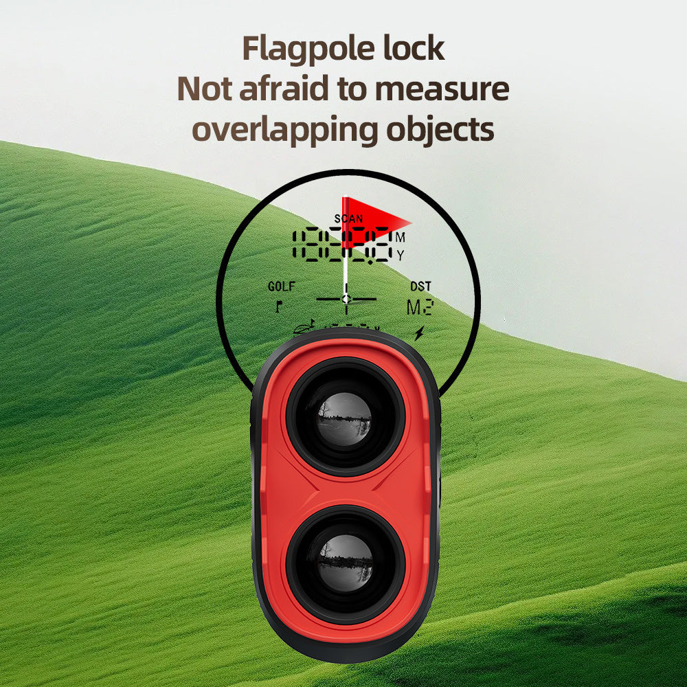 7X Laser Golf Rangefinder Slope 1200 Yards Maximum Distance USB Rechargeable