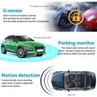 4K Car Dash Camera Recorder Suitable For Vehicles Built-in WiFi GPS UHD 2160P LCD 170° WDR Night Vision
