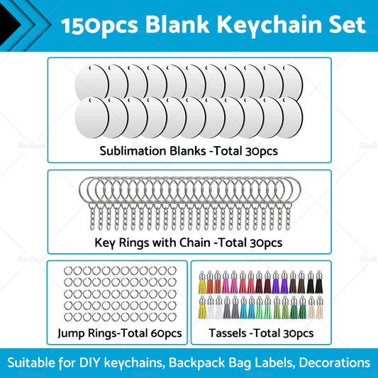 {{ Bulk Keychains Ornament Set 150PCS Sublimation Blank Keychain for Crafts Jewelry }} - Buy Car Parts Online at {{ Kaka Auto Parts }}.