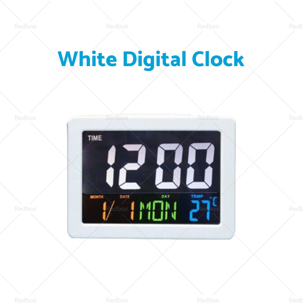 {{ Digital Home Large Big Jumbo LED Wall Desk Clock With Calendar Temperature AU }} - Buy Car Parts Online at {{ Kaka Auto Parts }}.