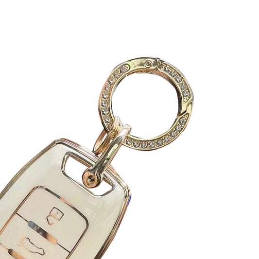 Beige TPU Remote Key Fob Case Cover Suitable For Great Wall Haval Hover H1/H4/H6/H7/H9
