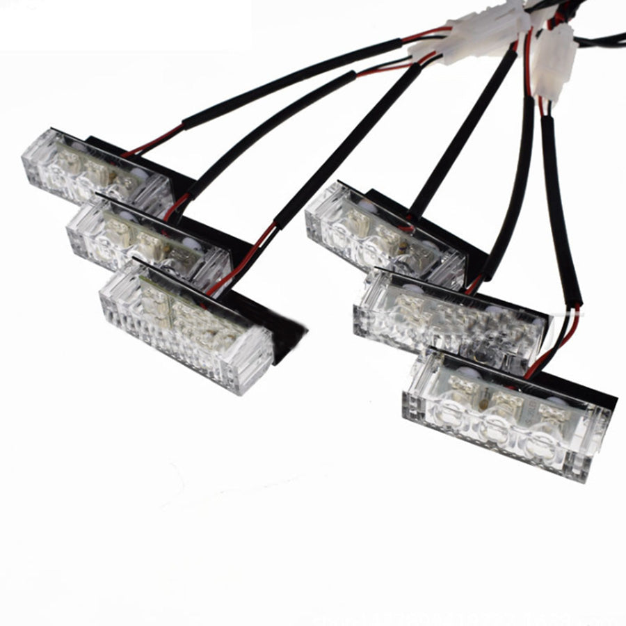 {{ 18 LED Red or Blue 12V Car Strobe Flash Light Dash Urgency Flashing Lamp }} - Buy Car Parts Online at {{ Kaka Auto Parts }}.