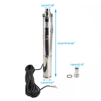 {{ 3in 48V 750W Deep Well Solar Submersible Bore Hole Water Pump With 15M Line }} - Buy Car Parts Online at {{ Kaka Auto Parts }}.