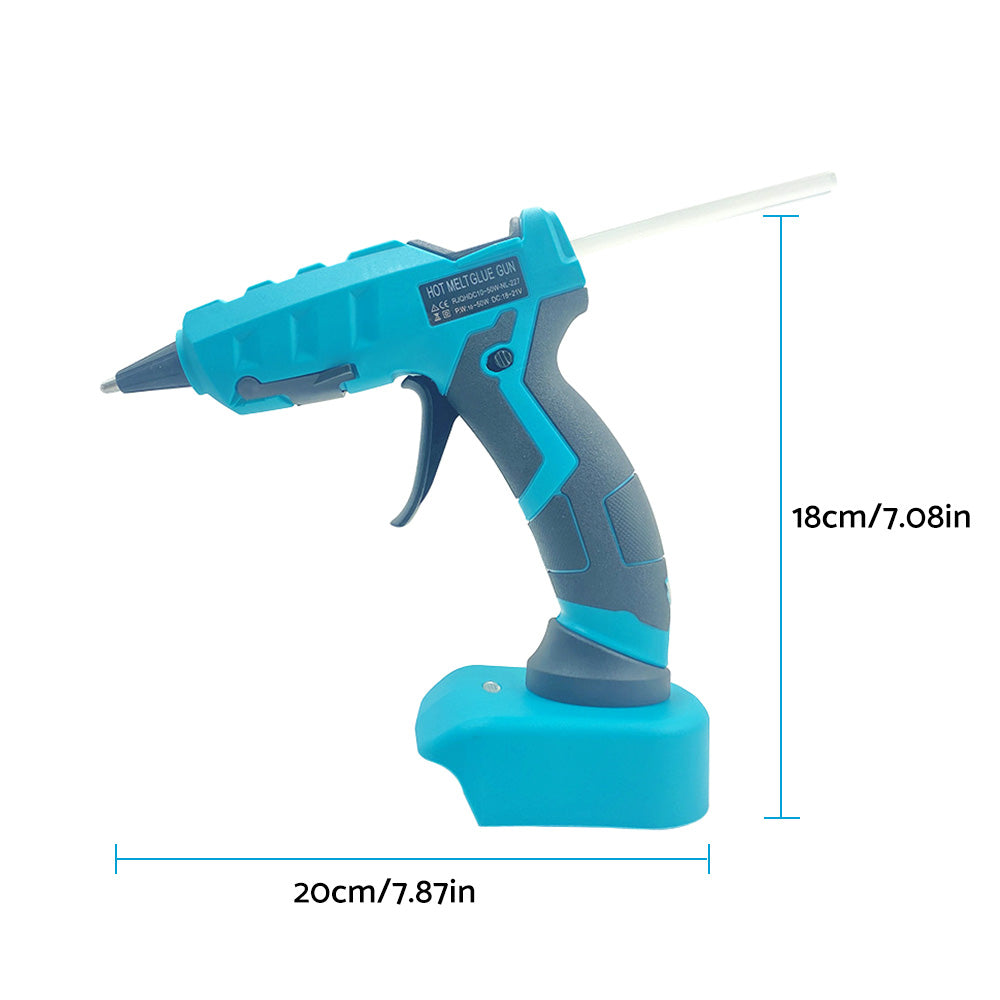 50W Cordless Hot Glue Gun Suitable For DIY Use with Makita 18V Battery