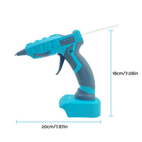 50W Cordless Hot Glue Gun Suitable For DIY Use with Makita 18V Battery