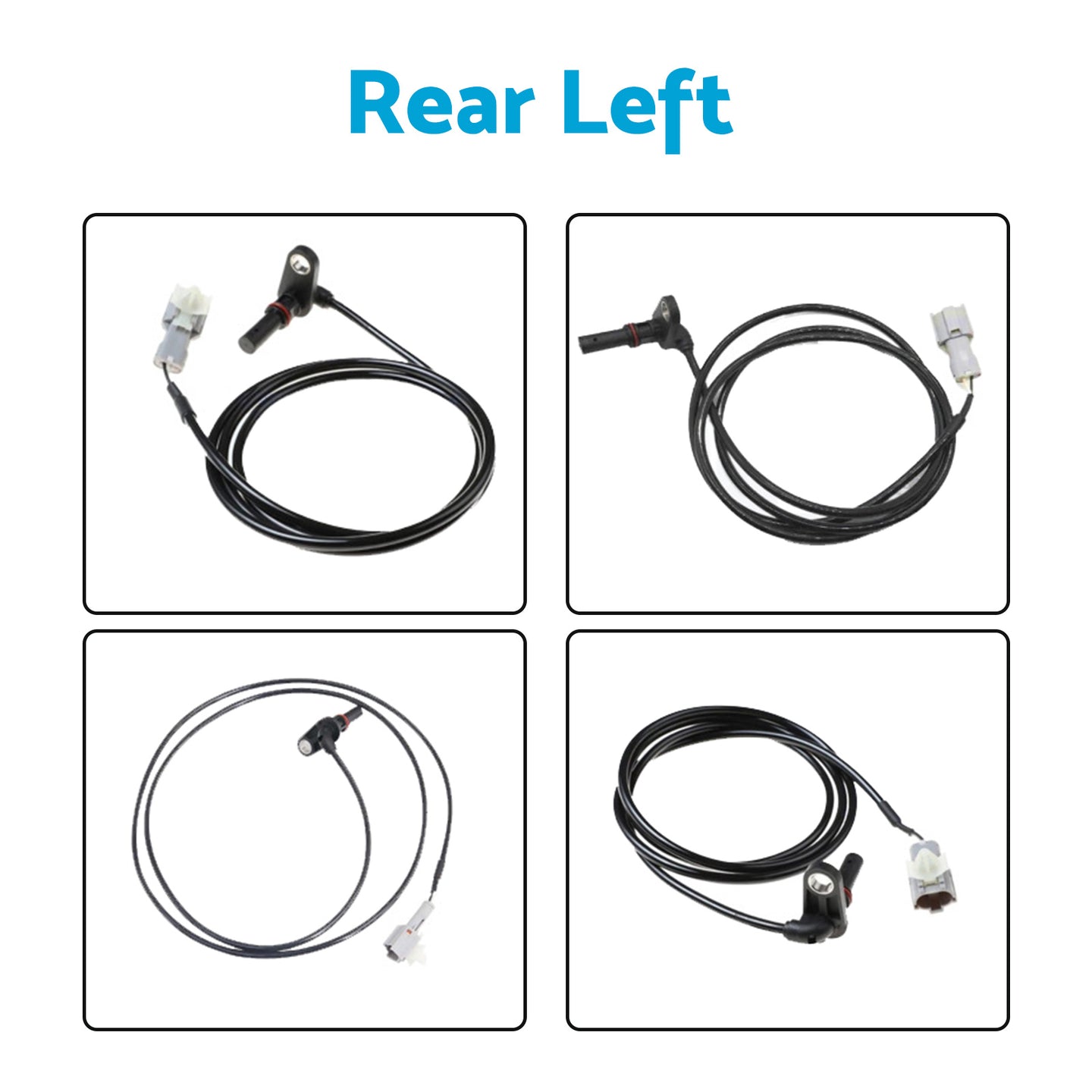 {{ 4x Front Rear LH RH ABS Wheel Speed Sensor Suitable For Mitsubishi Fuso Canter }} - Buy Car Parts Online at {{ Kaka Auto Parts }}.