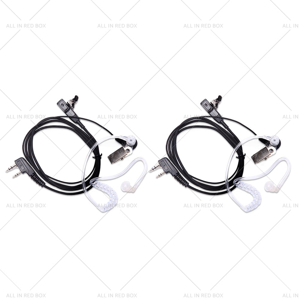 {{ 2PCS Covert Acoustic Tube Earpiece Headset Mic Suitable for Baofeng Kenwood }} - Buy Car Parts Online at {{ Kaka Auto Parts }}.