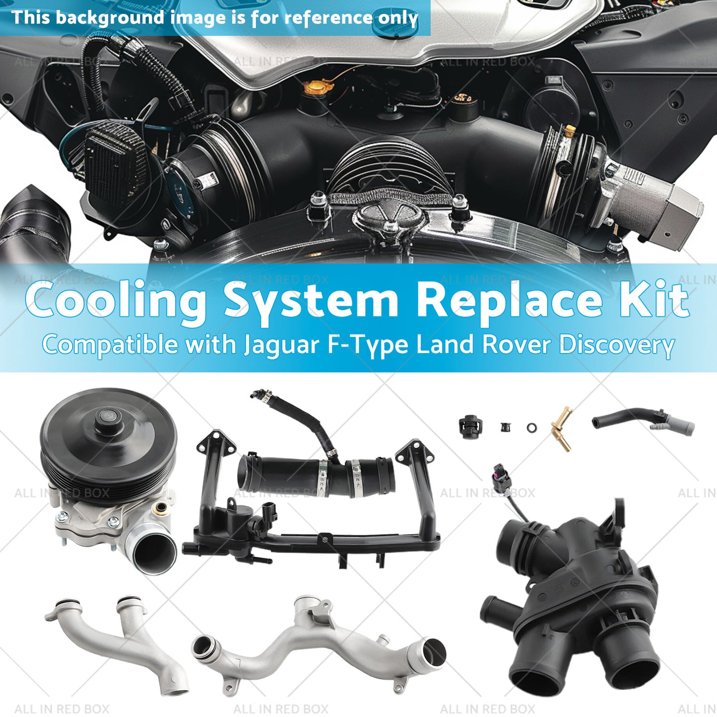{{ Cooling System Replace Kit Suitable for Jaguar F-Type Land Rover Discovery }} - Buy Car Parts Online at {{ Kaka Auto Parts }}.