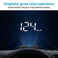 Universal Car Head Up Display GPS Speedometer Digital Speed Warning OBD2