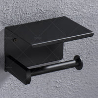 {{ 2x Stainless Steel Paper Toilet Roll Holder Storage Hook + Phone Shelf Bathroom }} - Buy Car Parts Online at {{ Kaka Auto Parts }}.