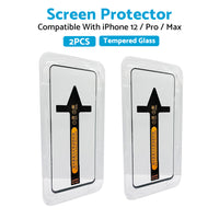 2x Tempered Glass Screen Protector Suitable For iPhone 12 Pro Max