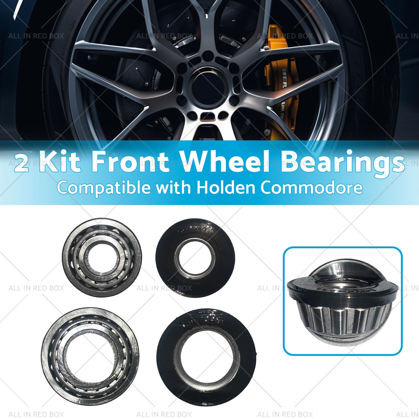 {{ 2 Kit Front Wheel Bearings Suitable for Holden HQ-WB Commodore VB VC VH VK VL VN }} - Buy Car Parts Online at {{ Kaka Auto Parts }}.