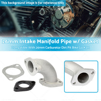 {{ 26mm Intake Manifold Pipe w  Gasket For 26mm Carburetor Dirt Pit Bike Go Kart }} - Buy Car Parts Online at {{ Kaka Auto Parts }}.