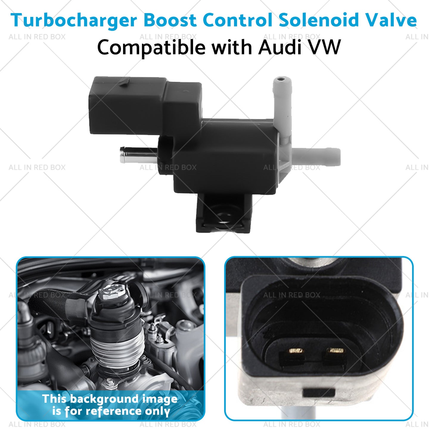 {{ Turbocharger Boost Control Solenoid Valve Suitable for Audi VW 06F906283F }} - Buy Car Parts Online at {{ Kaka Auto Parts }}.