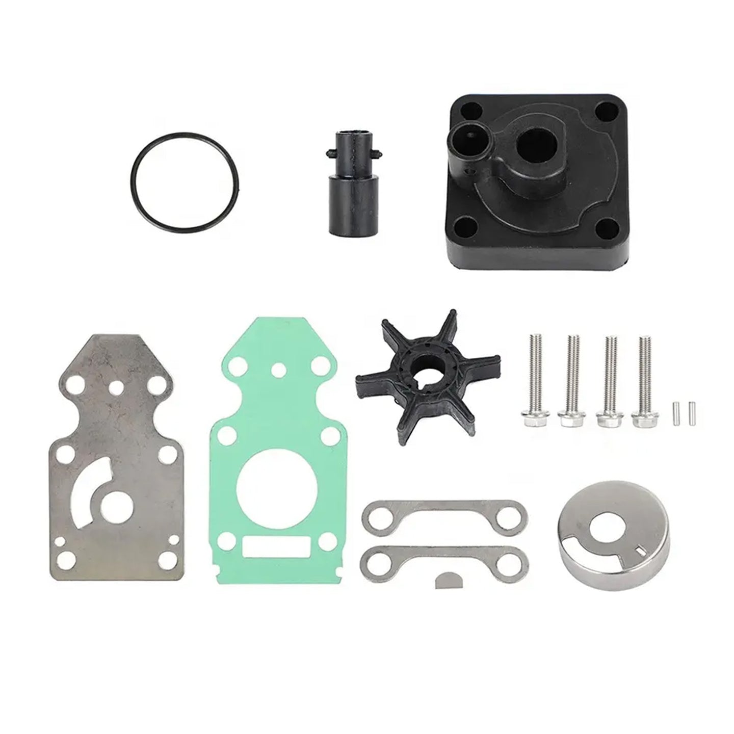 {{ Water Pump Kit Suitable For Yamaha 9.9 15 HP 2 Stroke 4 Stroke 63V-W0078-01 }} - Buy Car Parts Online at {{ Kaka Auto Parts }}.