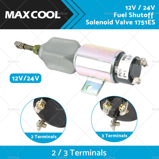 {{ 12V 24V Fuel Shutoff Solenoid Valve 1751ES Brand New }} - Buy Car Parts Online at {{ Kaka Auto Parts }}.