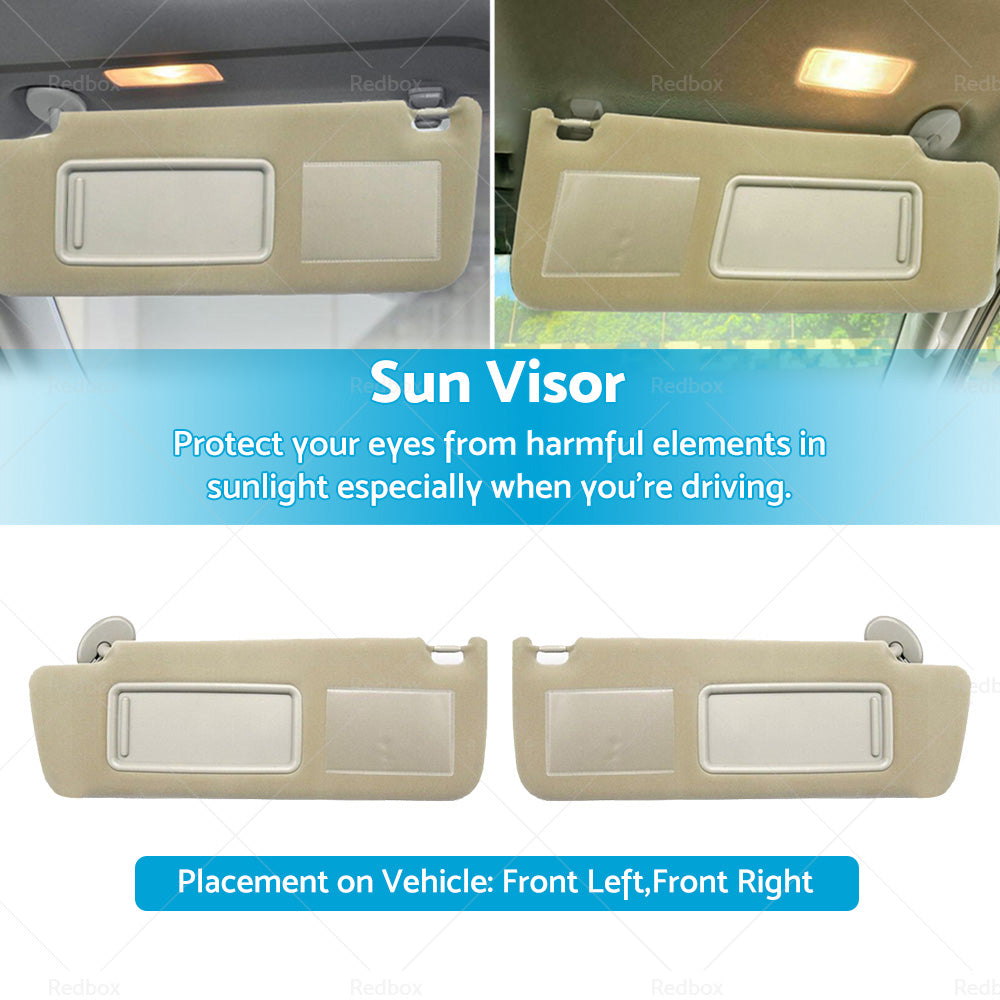 {{ LHRH Sun Visor Suitable For Toyota Prado TRJ120 RZJ120 LJ120 KZJ120 KDJ120 }} - Buy Car Parts Online at {{ Kaka Auto Parts }}.