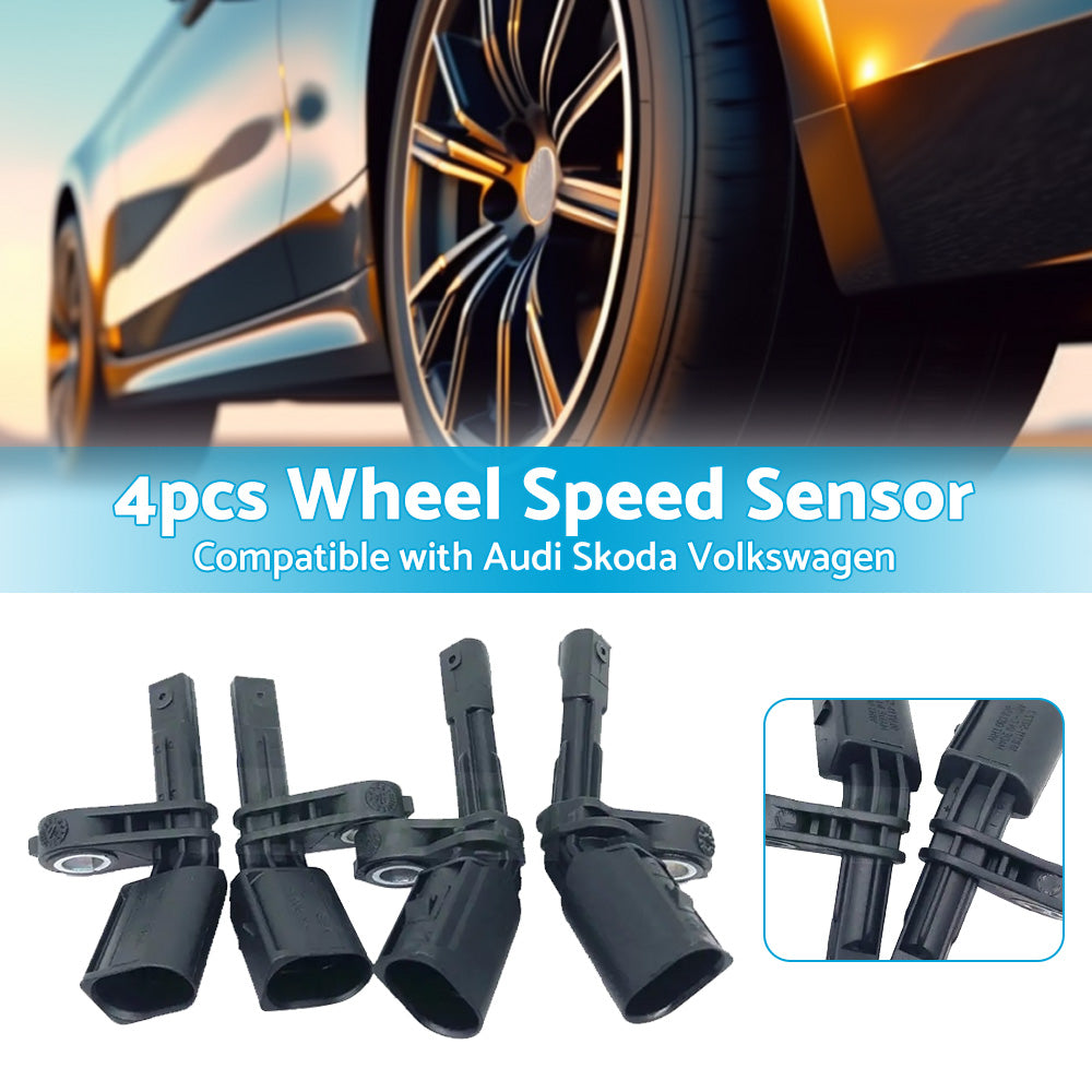 {{ 4PCS Front Rear ABS Wheel Speed Sensor Suitable For VW Golf Jetta Passat Tiguan }} - Buy Car Parts Online at {{ Kaka Auto Parts }}.