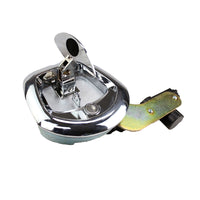 Chrome Power Operated Whale Tail T Handle 12V Folding Lock Suitable For Trailer Canopy