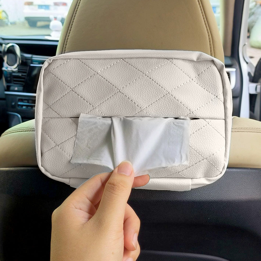 {{ Car Tissue Holder 120 Tissues Box Cover Backseat Extra Large Tissue Organization }} - Buy Car Parts Online at {{ Kaka Auto Parts }}.