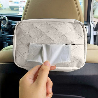 compare product Car Tissue Holder 120 Tissues Box Cover Backseat Extra Large Tissue Organization