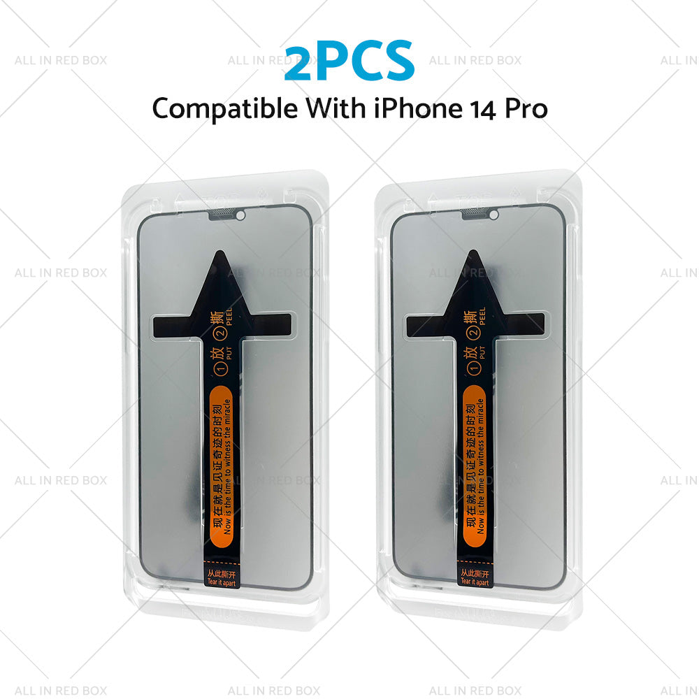 {{ 2PCS Screen Protector Privacy Tempered Glass Suitable For iPhone 14 Pro/ Max }} - Buy Car Parts Online at {{ Kaka Auto Parts }}.