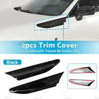 {{ Black Car Side Fender Fin Vent Trim Suitable For Toyota 86 Subaru BRZ 2012-2020 }} - Buy Car Parts Online at {{ Kaka Auto Parts }}.