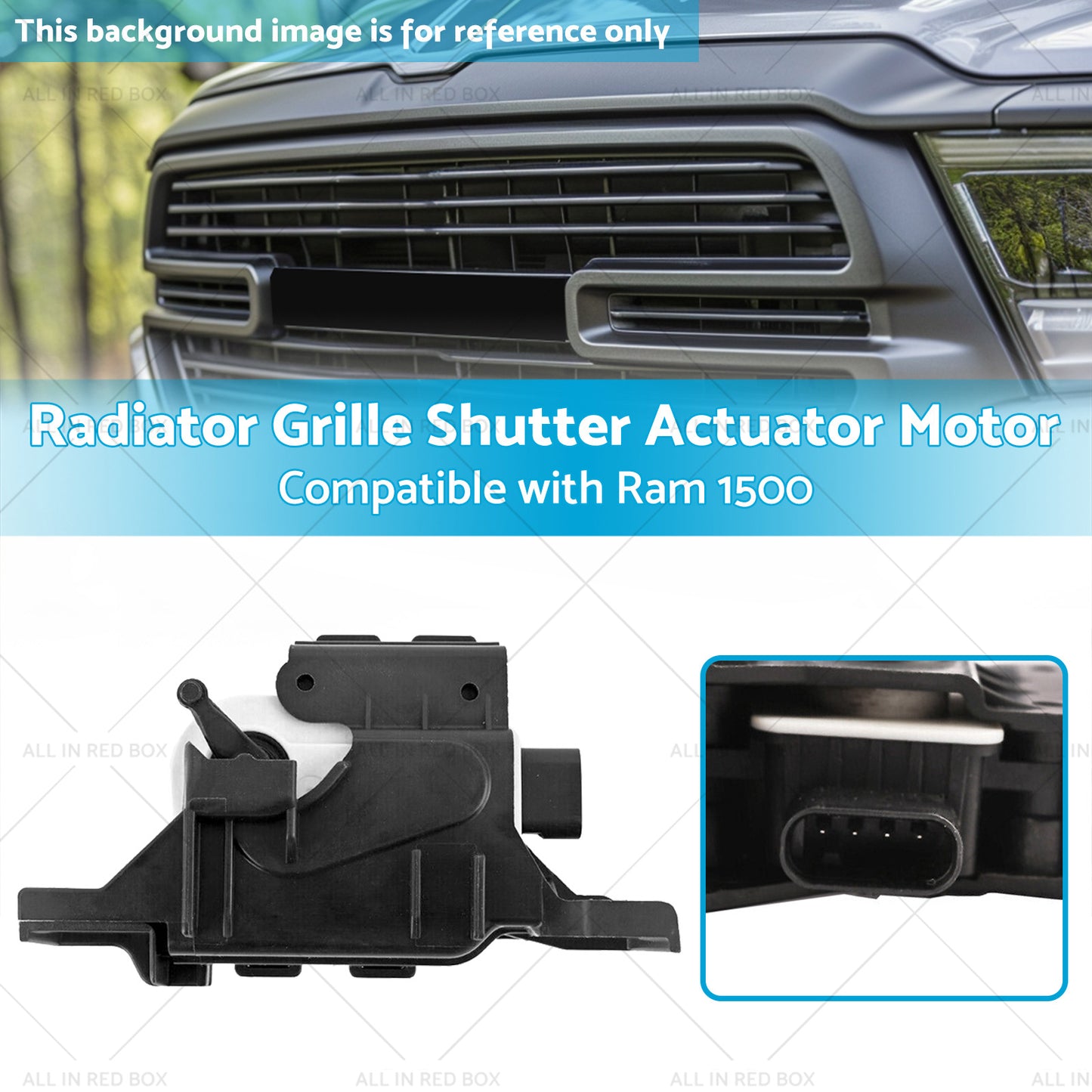 {{ Active Radiator Shutter Actuator Suitable for Ram 1500 5. 7L V8 2013-2018 ML. 427 }} - Buy Car Parts Online at {{ Kaka Auto Parts }}.