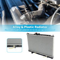 {{ COOL RADIATOR RAD FIT MITSUBISHI LANCER CH CG CS 2. 0 2. 4L 02-07 AT MT }} - Buy Car Parts Online at {{ Kaka Auto Parts }}.