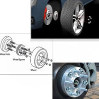 4x 25mm 6x139.7 (5.5in) M12x1.5 Wheel Spacers Suitable For Hilux Pajero Triton Ranger