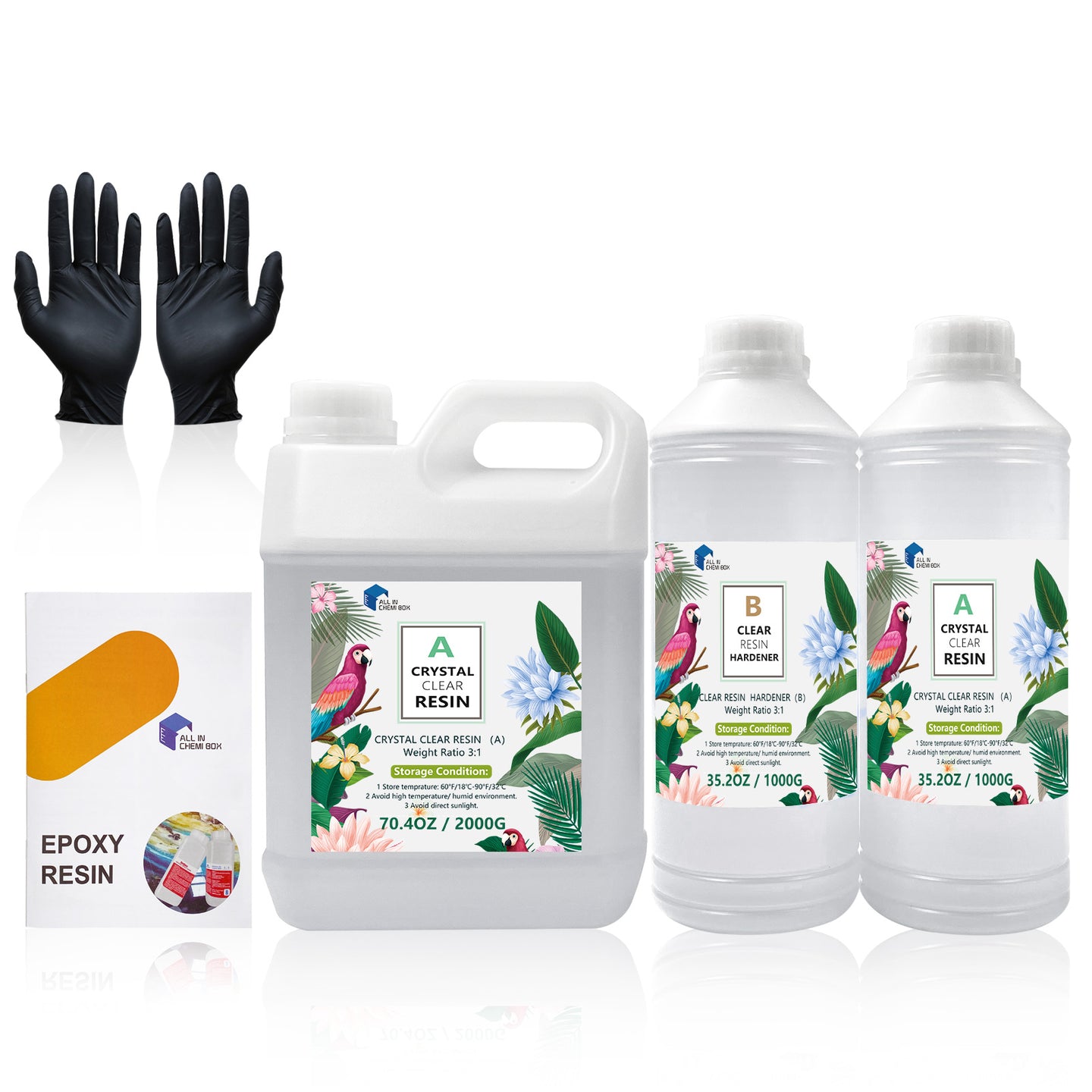 {{ Epoxy Resin Art DIY UV Crafts Glass Water Clear Epoxy Coating 1:1 2:1 3:1 AB Kit }} - Buy Car Parts Online at {{ Kaka Auto Parts }}.