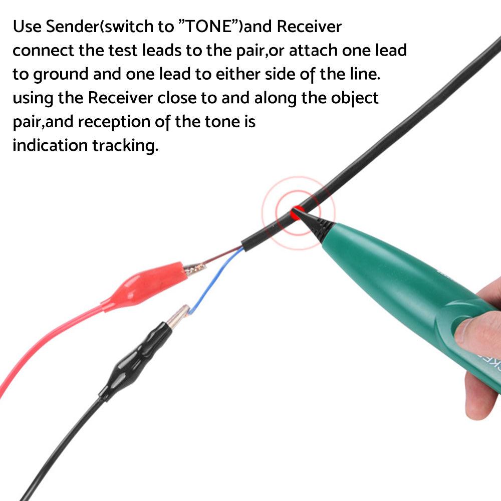 Cable Finder Tone Generator Probe Tracker Suitable For Wire, Network, and Telephone