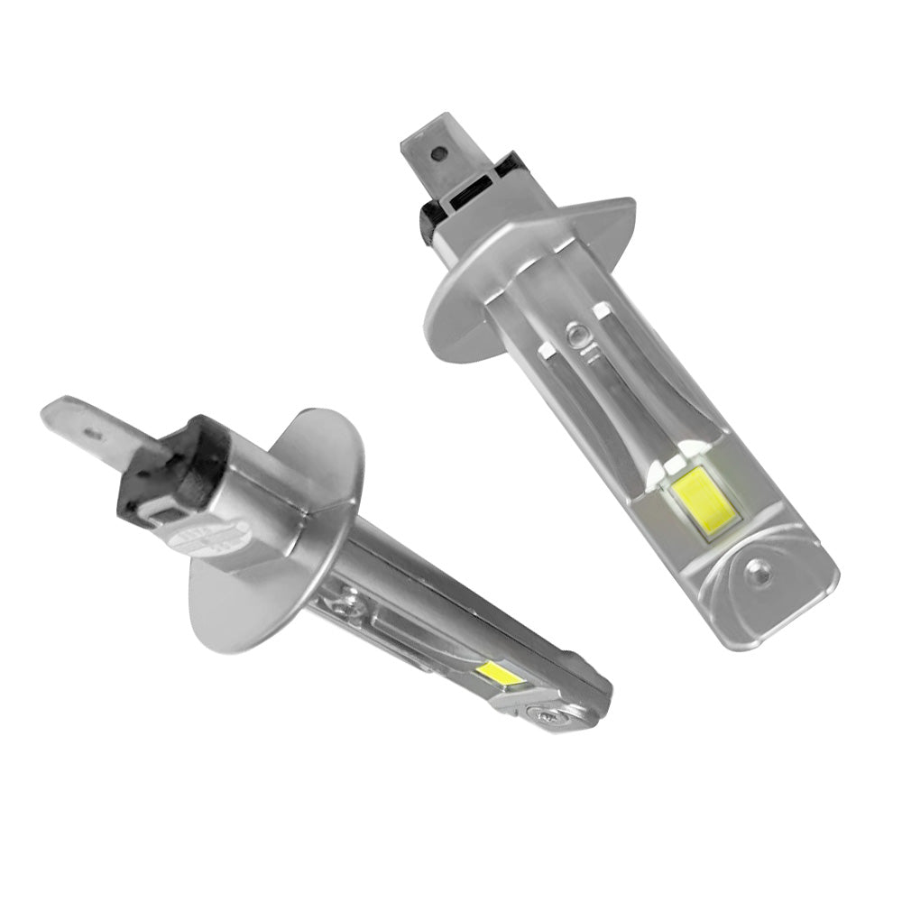 H1 LED Headlight Kit 6000K White 220W 30000LM High Low Beam Globes Suitable For Universal 12V Vehicles