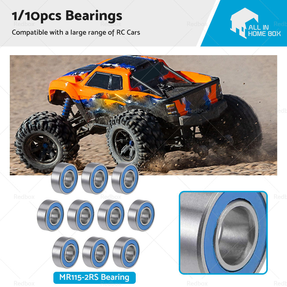 {{ 5x11x4mm Bearings Suitable for RC Tamiya 1150 HPI Savage Traxxas Axial Losi MR115-2RS }} - Buy Car Parts Online at {{ Kaka Auto Parts }}.