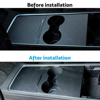 {{ Carbon Fiber Style Center Control Panel Wrap Suitable for Tesla Model Y Model 3 }} - Buy Car Parts Online at {{ Kaka Auto Parts }}.
