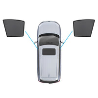 {{ Magnetic Sun Shades Suitable For Nissan Tiida 2004-2010 C11 Hatch Front Windows }} - Buy Car Parts Online at {{ Kaka Auto Parts }}.