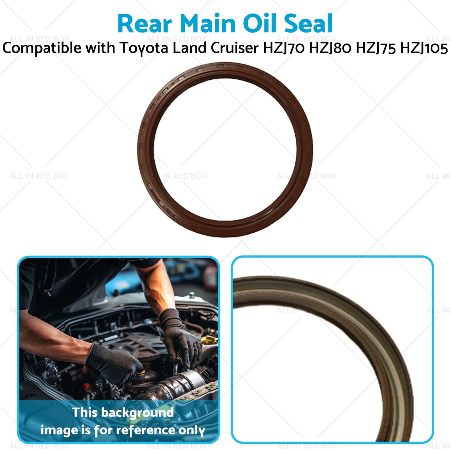 {{ Rear Main Oil Seal Suitable for Toyota Land Cruiser HZJ105 HZJ70 HZJ80 HZJ75 }} - Buy Car Parts Online at {{ Kaka Auto Parts }}.