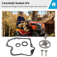 {{ Camshaft Gasket Kit Fit For Briggs  and  Stratton 793880 793583 792681 791942 795102 }} - Buy Car Parts Online at {{ Kaka Auto Parts }}.