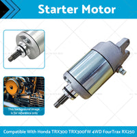 {{ Starter Motor Suitable For Honda TRX300 TRX300FW 4WD FourTrax 1988-2000 RX250 }} - Buy Car Parts Online at {{ Kaka Auto Parts }}.