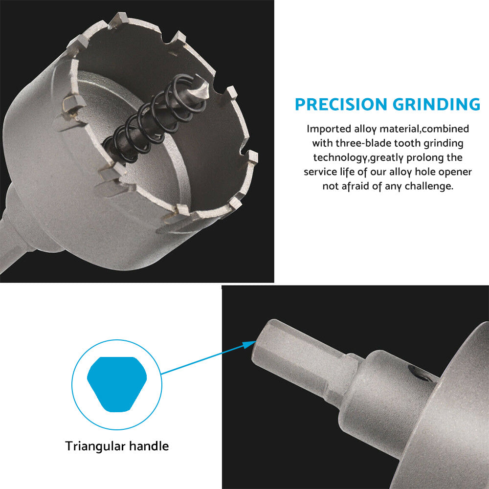 TCT Carbide Tip Hole Saw Drill Bit Suitable For Stainless Steel Cutting 16-53mm
