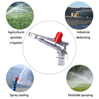 360° Angle Rotation Lawn Water Sprinkler Impact Spray Gun Suitable For Adjustable Alloy Irrigation