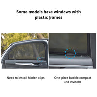 Front Rear Port Window Magnetic Mesh Sun Shade Suitable For Jeep Grand Cherokee