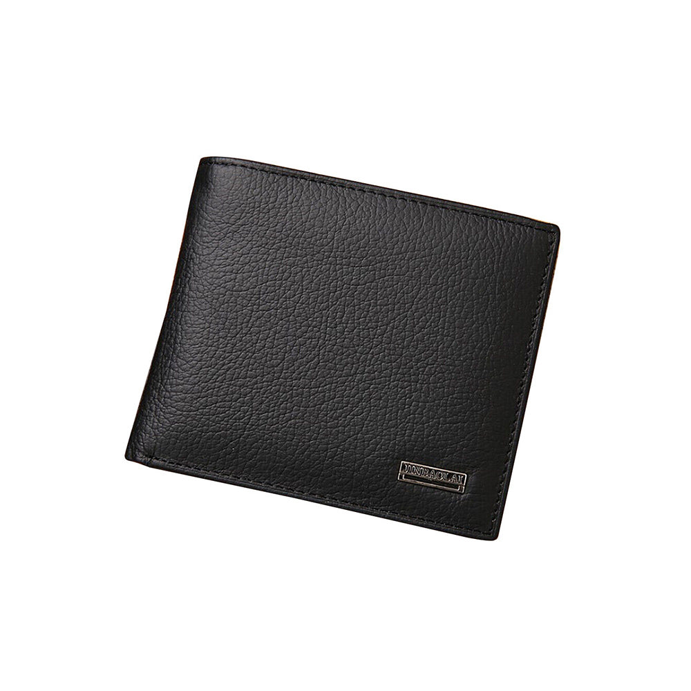 Mens Leather Wallet Cowhide Coin Purse Wallet Multiple Card Slots New AU