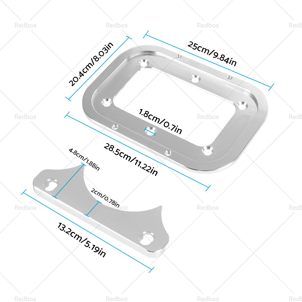 {{ Billet Aluminum Battery Relocation Tray Hold Down Mount For 34 or 78 Optima Battery }} - Buy Car Parts Online at {{ Kaka Auto Parts }}.