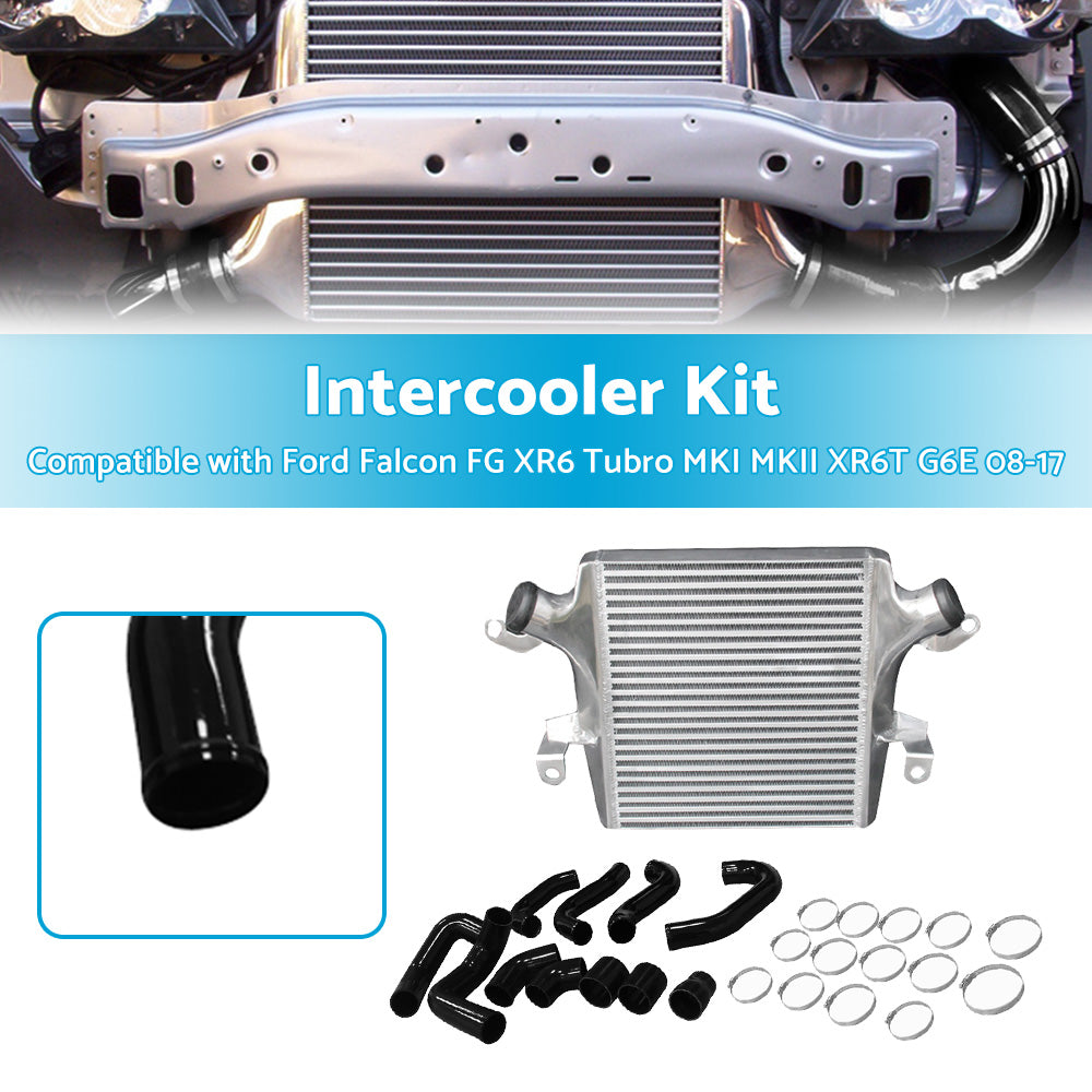 {{ Intercooler Kit Suitable For Ford Falcon FG XR6 Tubro MKI MKII XR6T G6E 08-17 }} - Buy Car Parts Online at {{ Kaka Auto Parts }}.