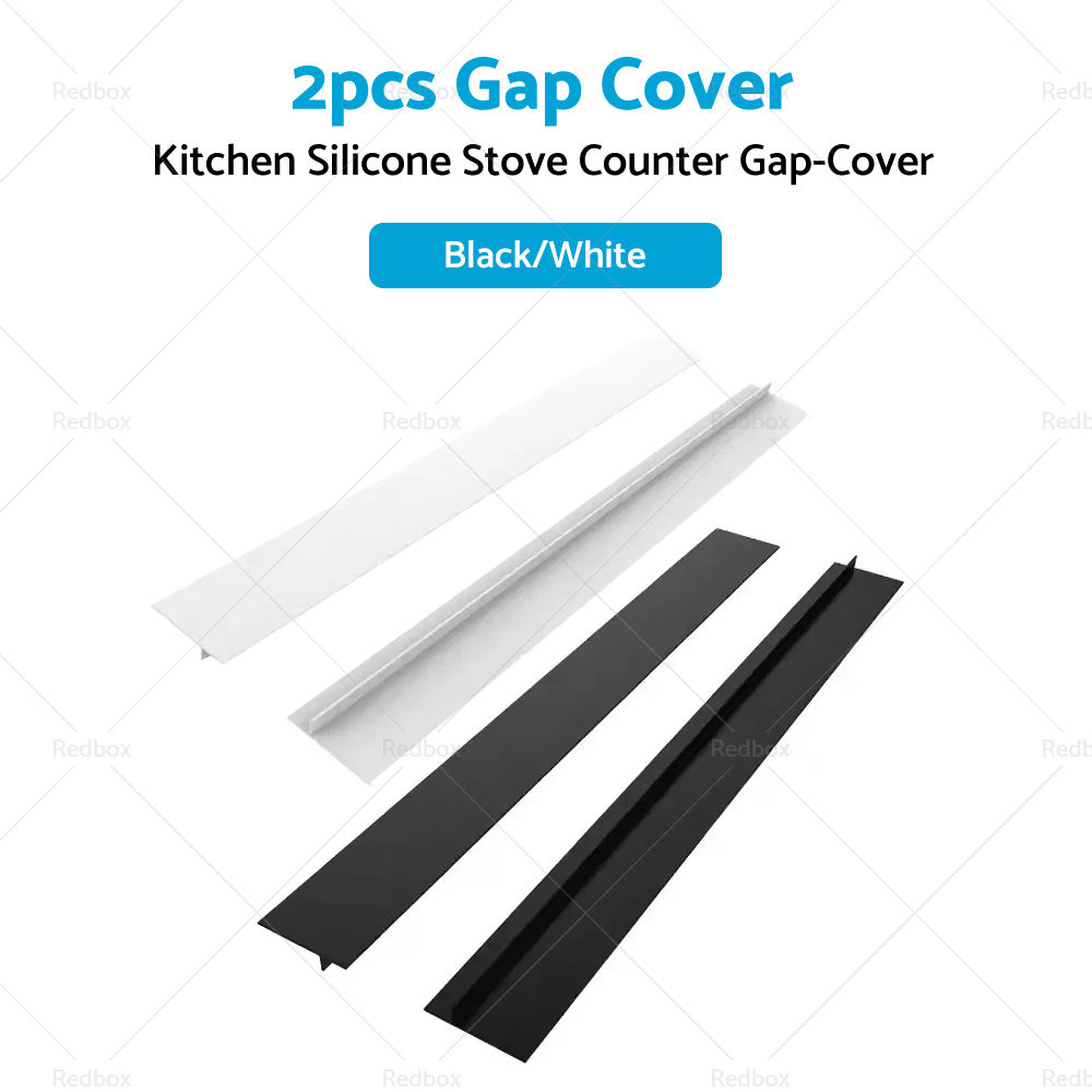 {{ 2PCS Kitchen Silicone Stove Counter Gap-Cover Oven Guard Spill Seal Slit Filler }} - Buy Car Parts Online at {{ Kaka Auto Parts }}.