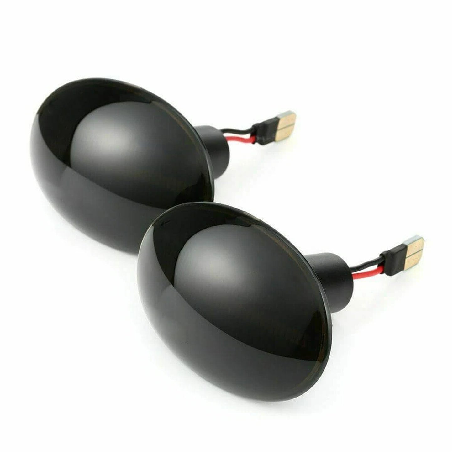 2x Black Smoked Side Indicator LED Repeater Light Mini Cooper R56 Coupe R58 R57