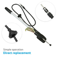 1x Radio Antenna Guard Mount Car Aerial 4 Sections Suitable For Nissan Navara D22